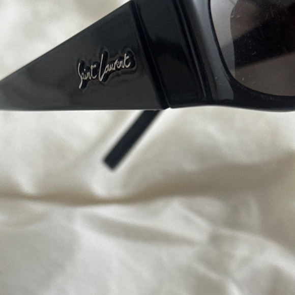 Saint Laurent Glossy Black Sunglasses - Picture 4 of 5